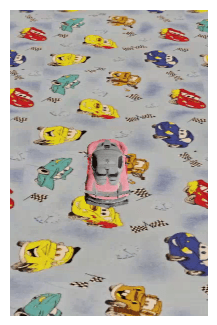 Reference goal image for simulated flights showing target vehicle at desired pose