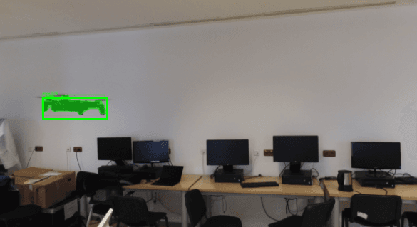 Successful pseudo-label detection of drone from different angle